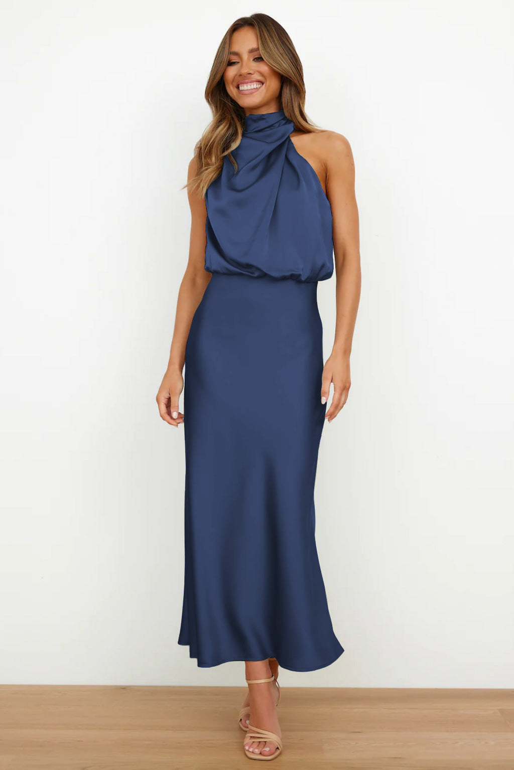 Alexandra | Satin Long Dress