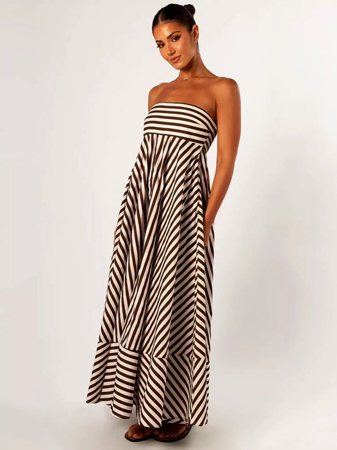 Macy - Strapless Maxi Dress