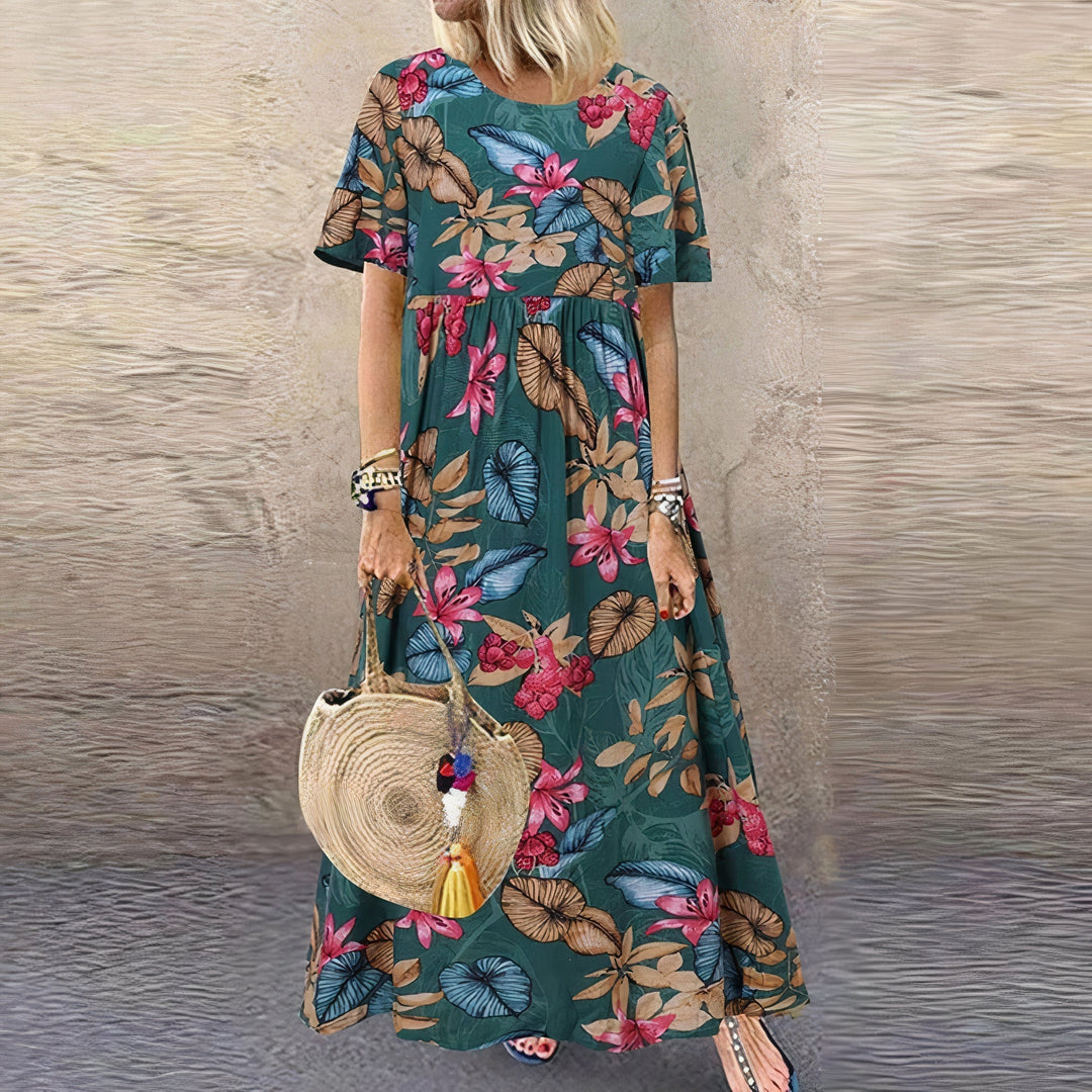 Armani - Vibrant Floral Maxi Dress