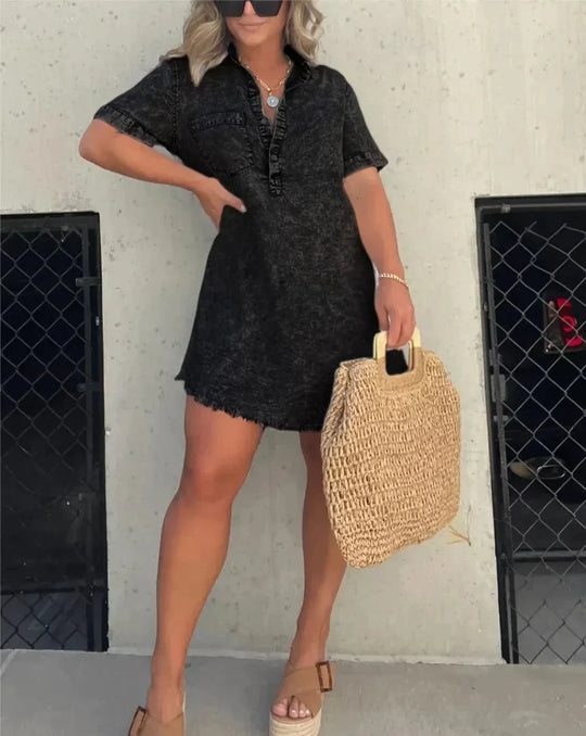 Brielle - Denim Shirt Dress