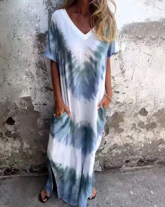 Leah - Tie Dye Boho Dress