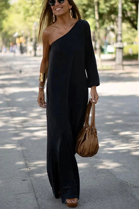 Sylvie - One Shoulder Maxi Dress