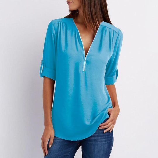 Samantha - Long Sleeve Blouse