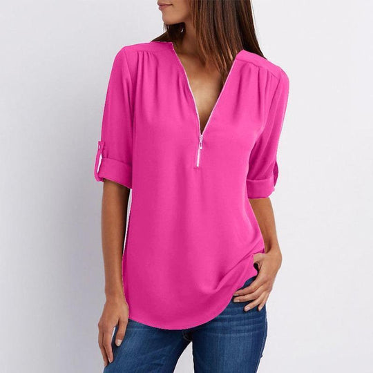 Samantha - Long Sleeve Blouse