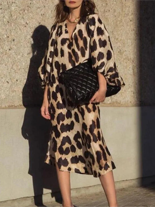 Estelle - Leopard Print Dress