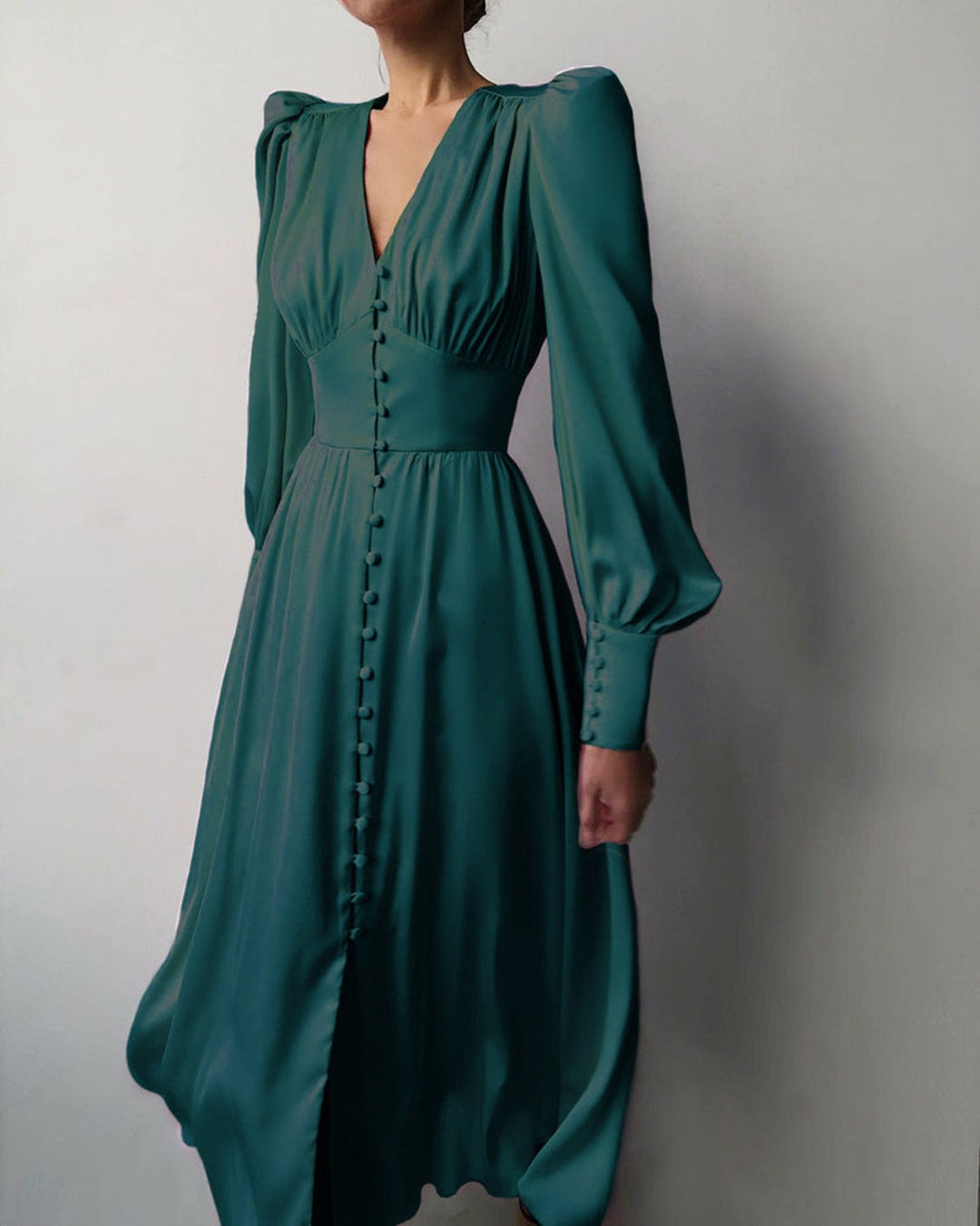 Jade - Dress - Elegant - Fitted Cut