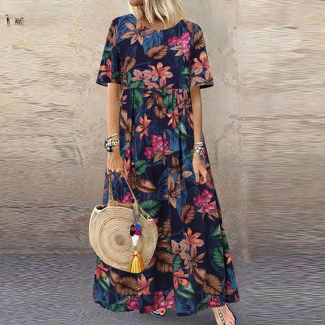 Armani - Vibrant Floral Maxi Dress