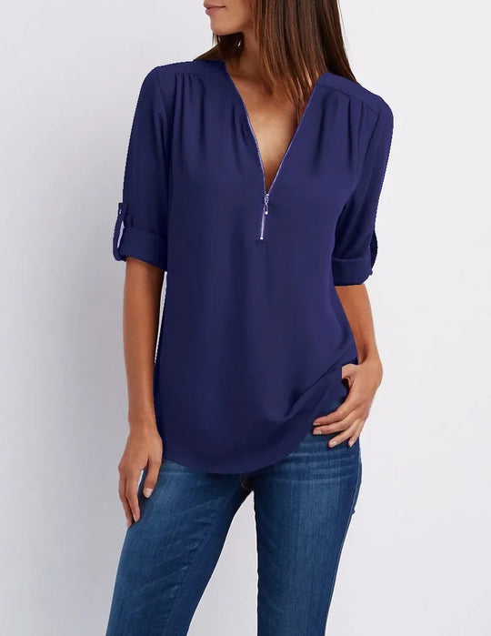 Samantha - Long Sleeve Blouse