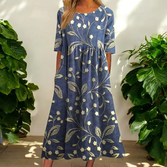 Makayla - Floral Midi Dress