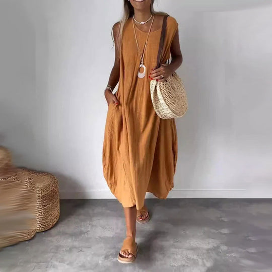 Natalia - Relaxed Sleeveless Dress