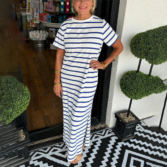 Aliza - Striped Maxi Dress