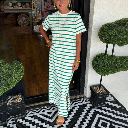 Aliza - Striped Maxi Dress