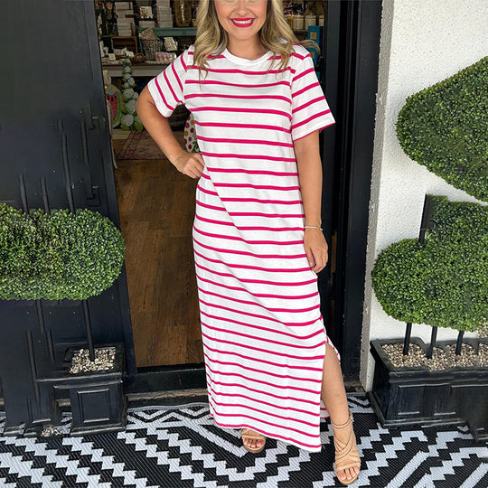 Aliza - Striped Maxi Dress